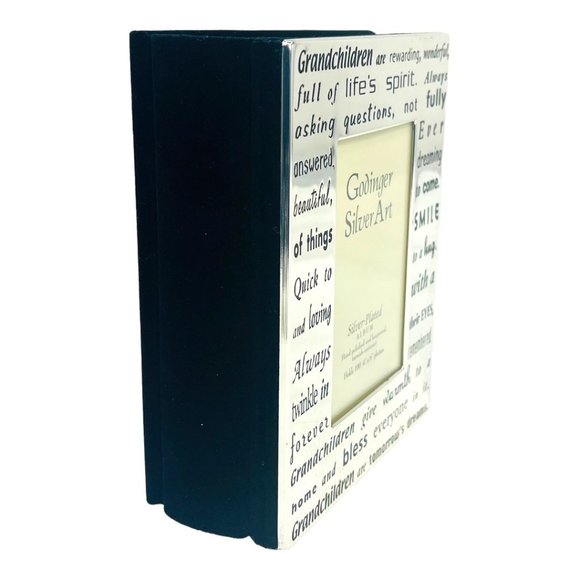 Godinger Grandmother Art Silver Plated Photo Album Hand Polished and Lacquered - Picture 2 of 9